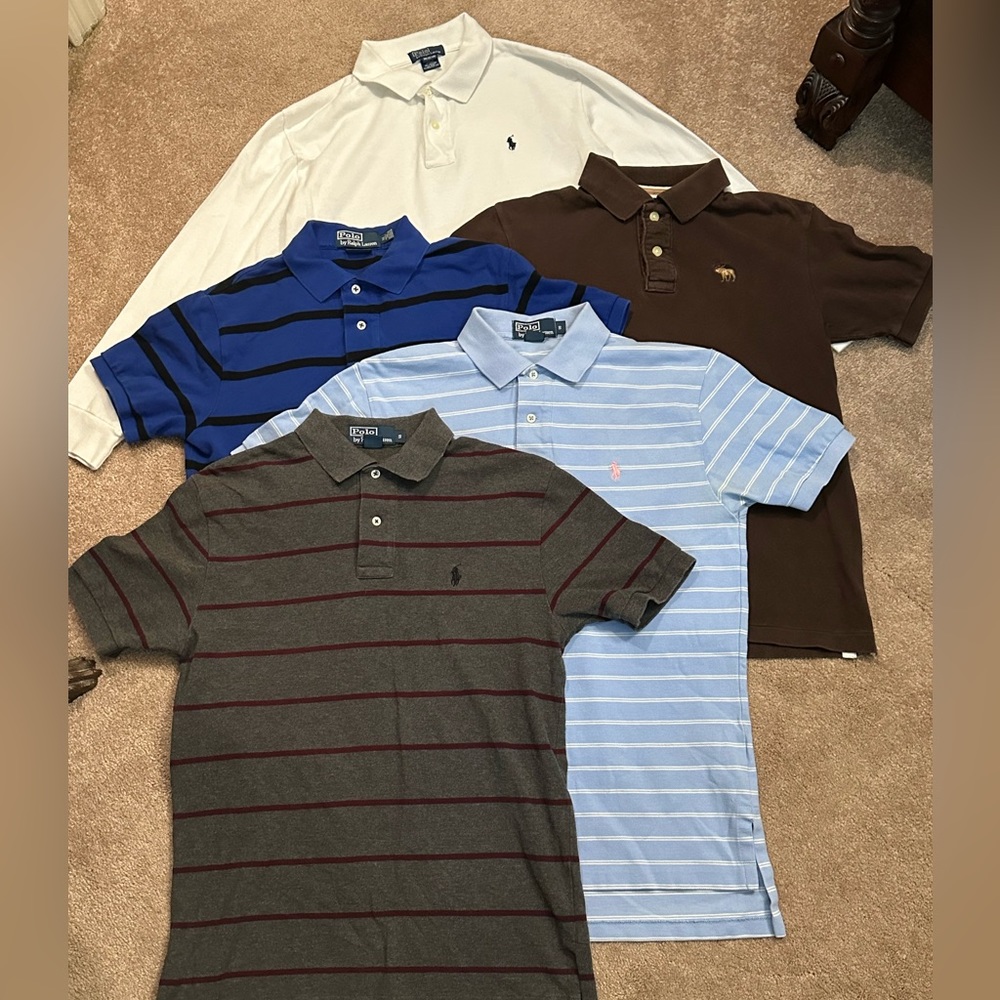 POLO/Abercrombie Lot of shirts. Small